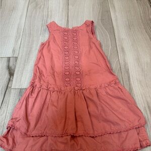 Toddler Girls' Pink Sleeveless Dress